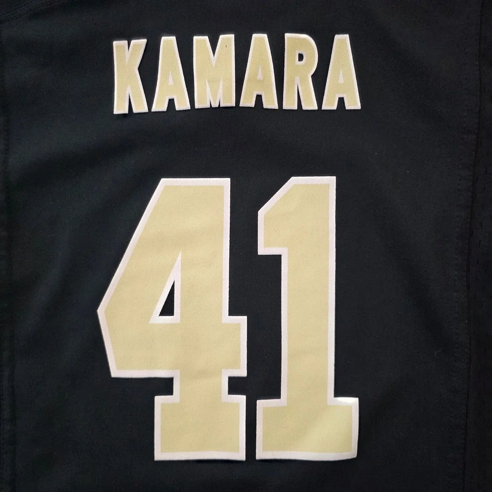Nike New Orleans Saints Alvin Kamara 41 Jersey Kids Large 7 Black NFL On Field